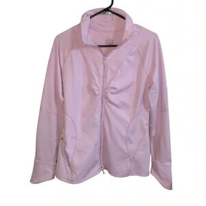 Zella Longsleeve Performance Jacket Pink Size Large